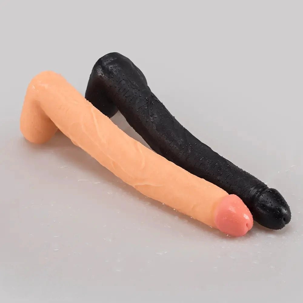 Veined realistic suction-cup dildo, photo 4