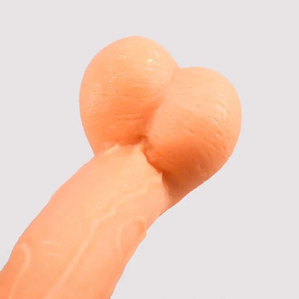 Veined realistic suction-cup dildo, photo 7
