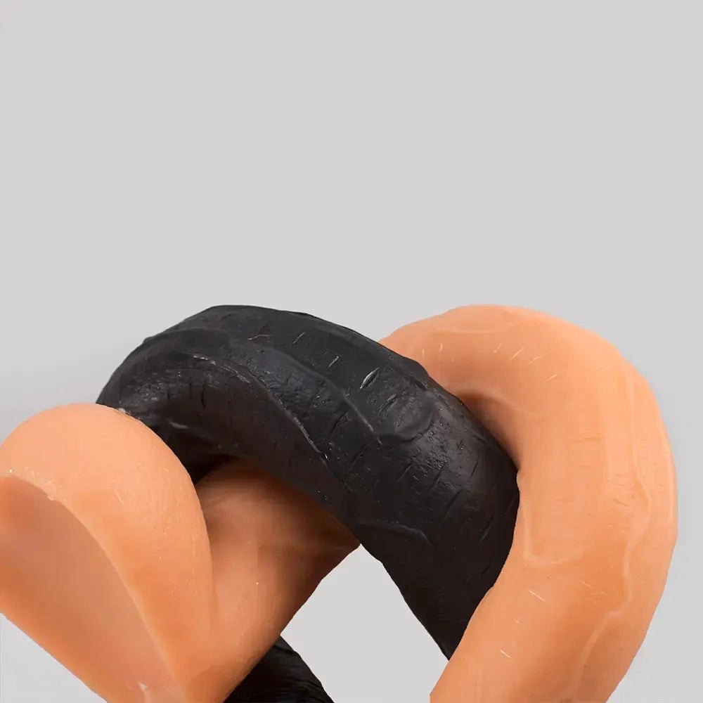 Veined realistic suction-cup dildo, photo 8