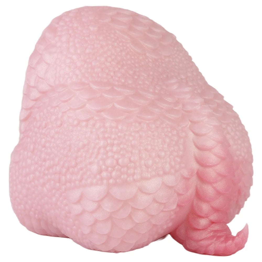 Pink dragon-scale dual channel masturbator, photo 10