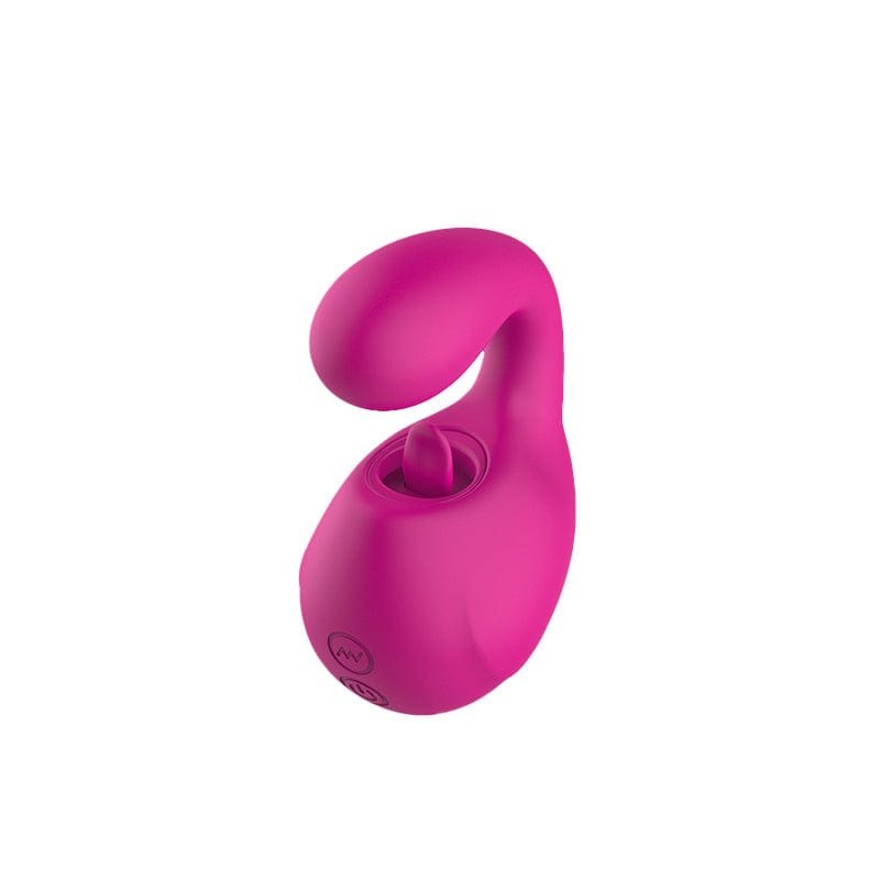 Rose red tongue-licking clit vibrator, photo 1