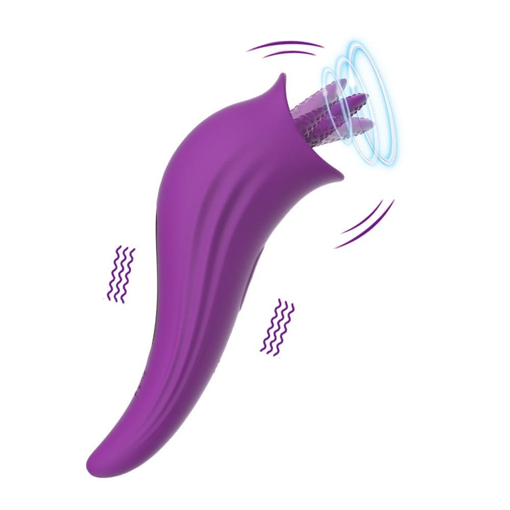 Textured tongue licking vibrator, photo 3