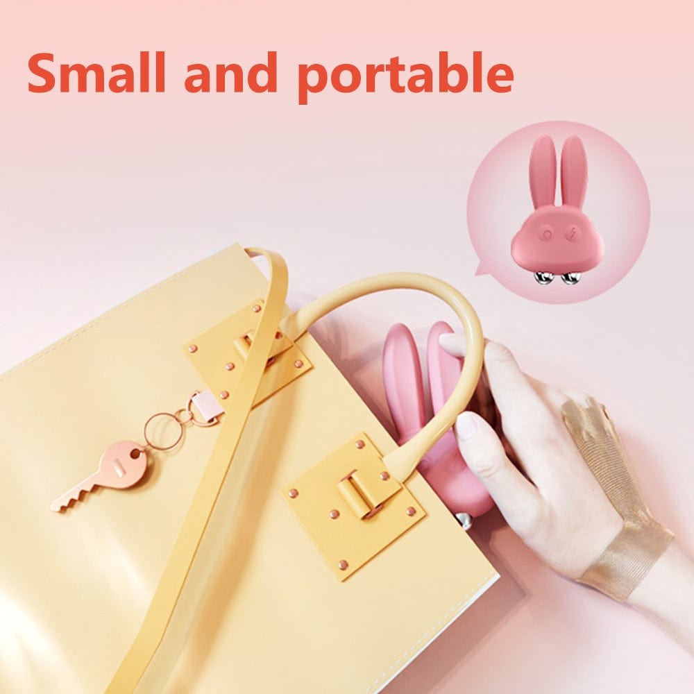 Pink rabbit ear silicone clit stimulator, photo 7