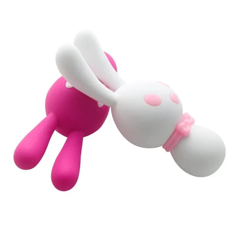 Rabbit ear triple motor silicone vibrator, photo 1