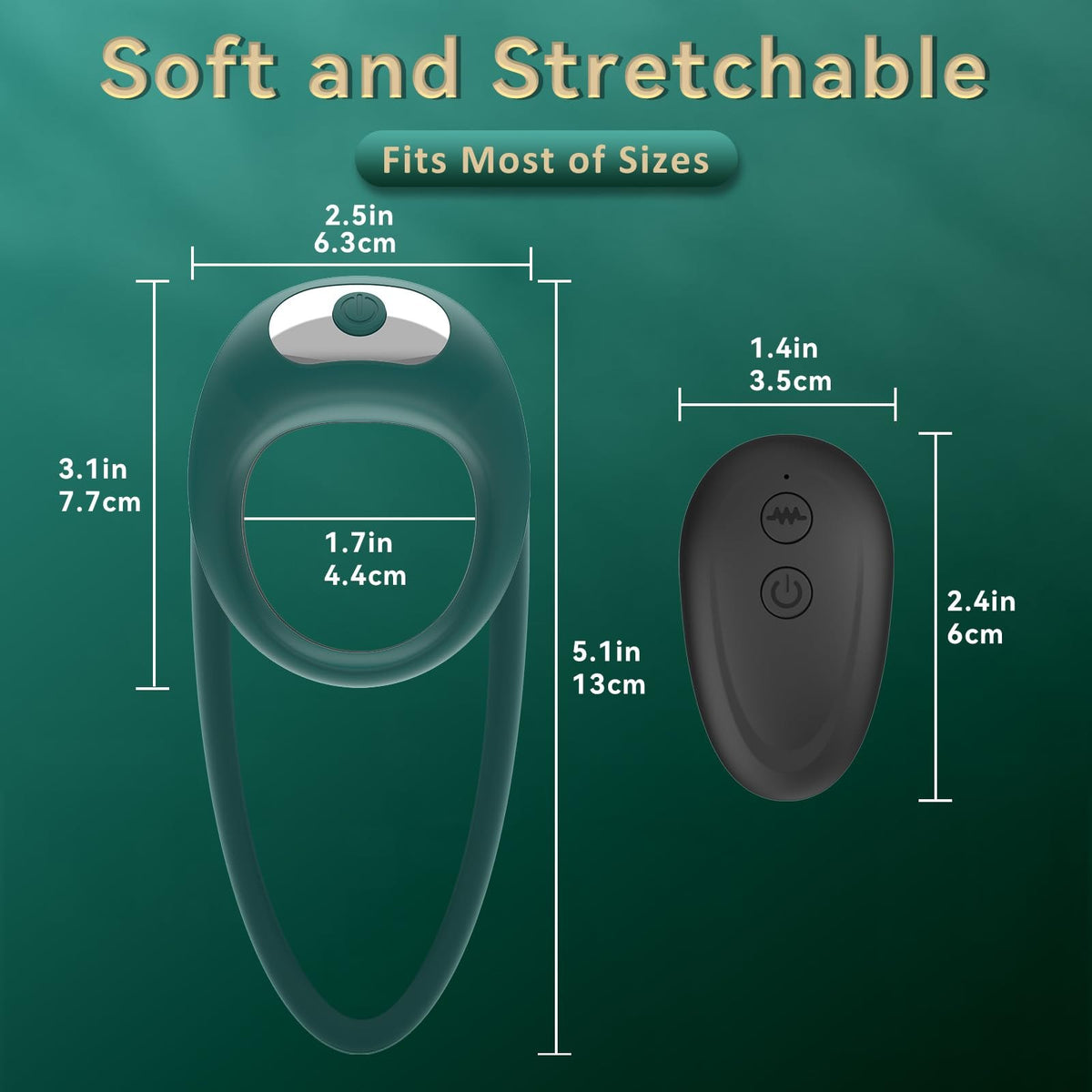 Rabbit ears vibrating cock ring, photo 10