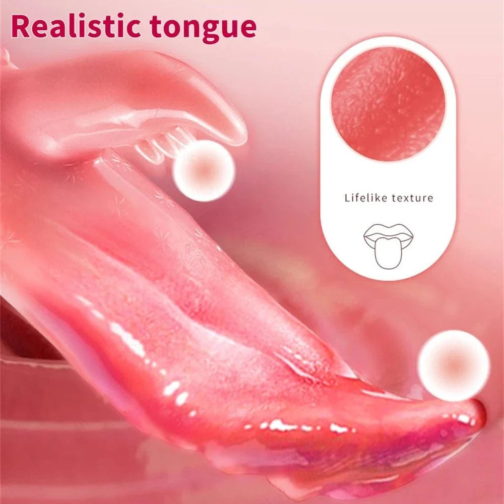Pink rabbit vibrator with clit arm, photo 5