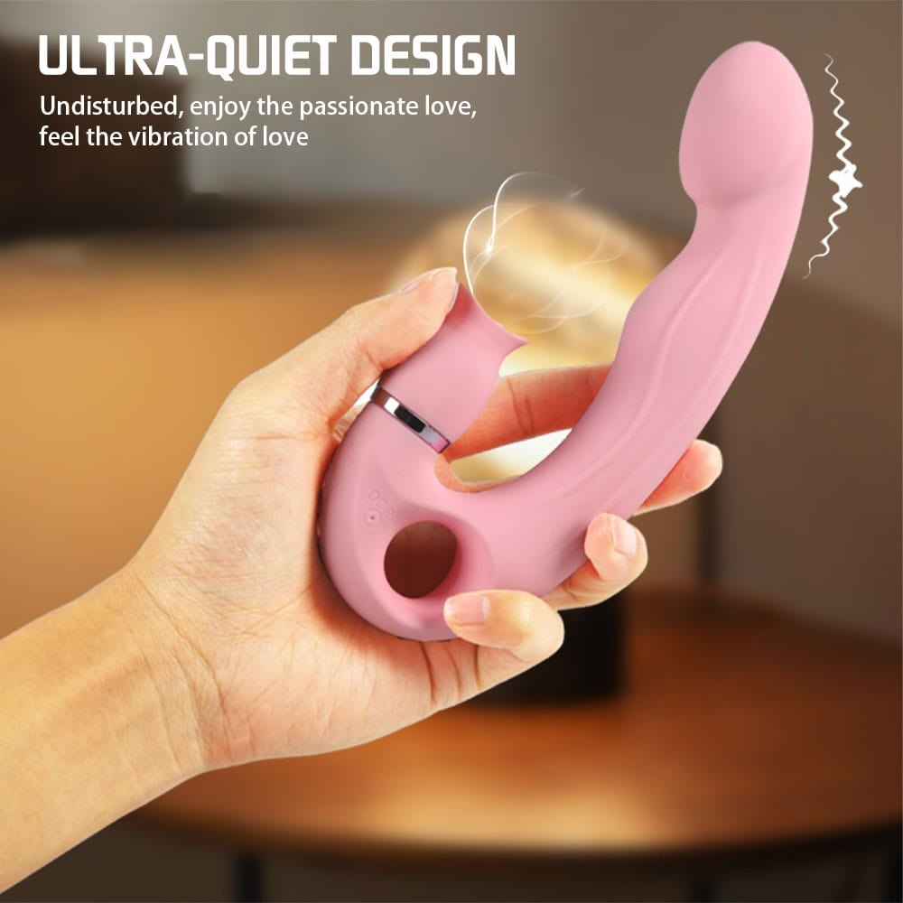 Pink rabbit g-spot suction vibrator, photo 5