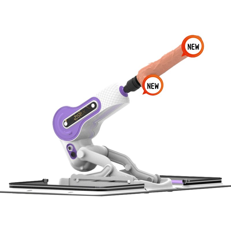 Mechanical rail sex machine with dildo attachment, photo 1