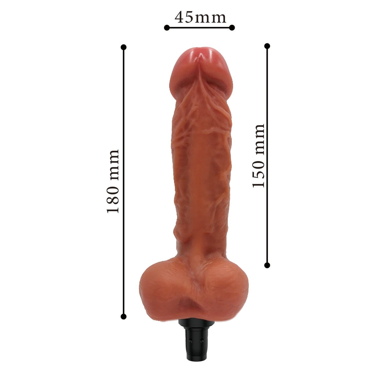 Mechanical rail sex machine with dildo attachment, photo 10