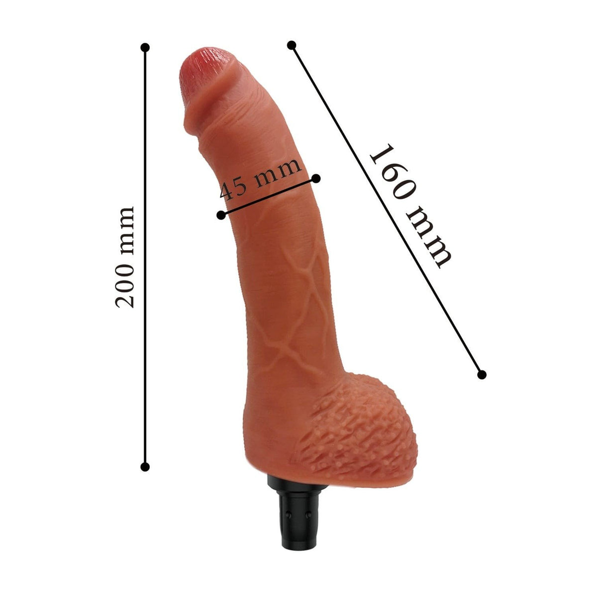 Mechanical rail sex machine with dildo attachment, photo 13