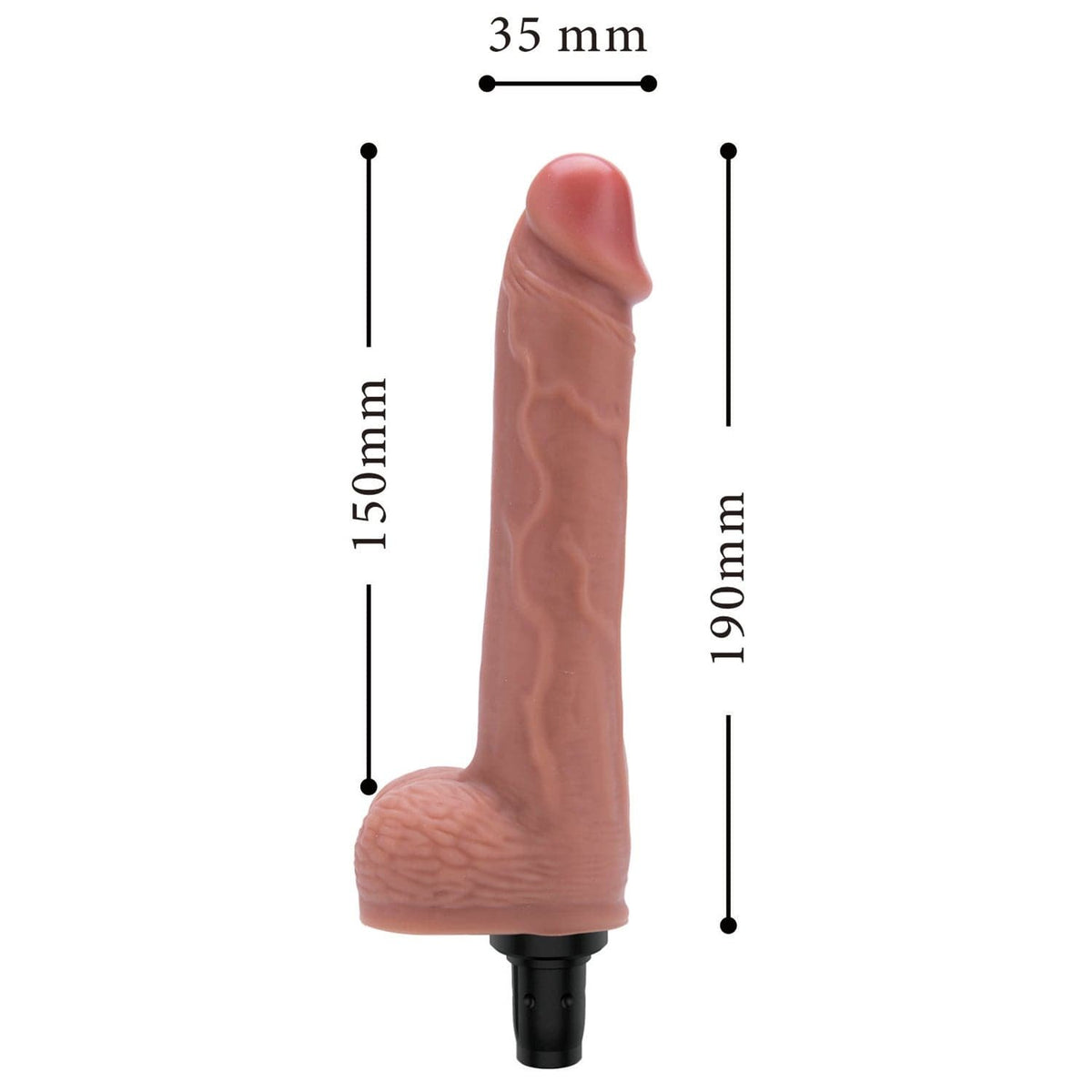 Mechanical rail sex machine with dildo attachment, photo 4