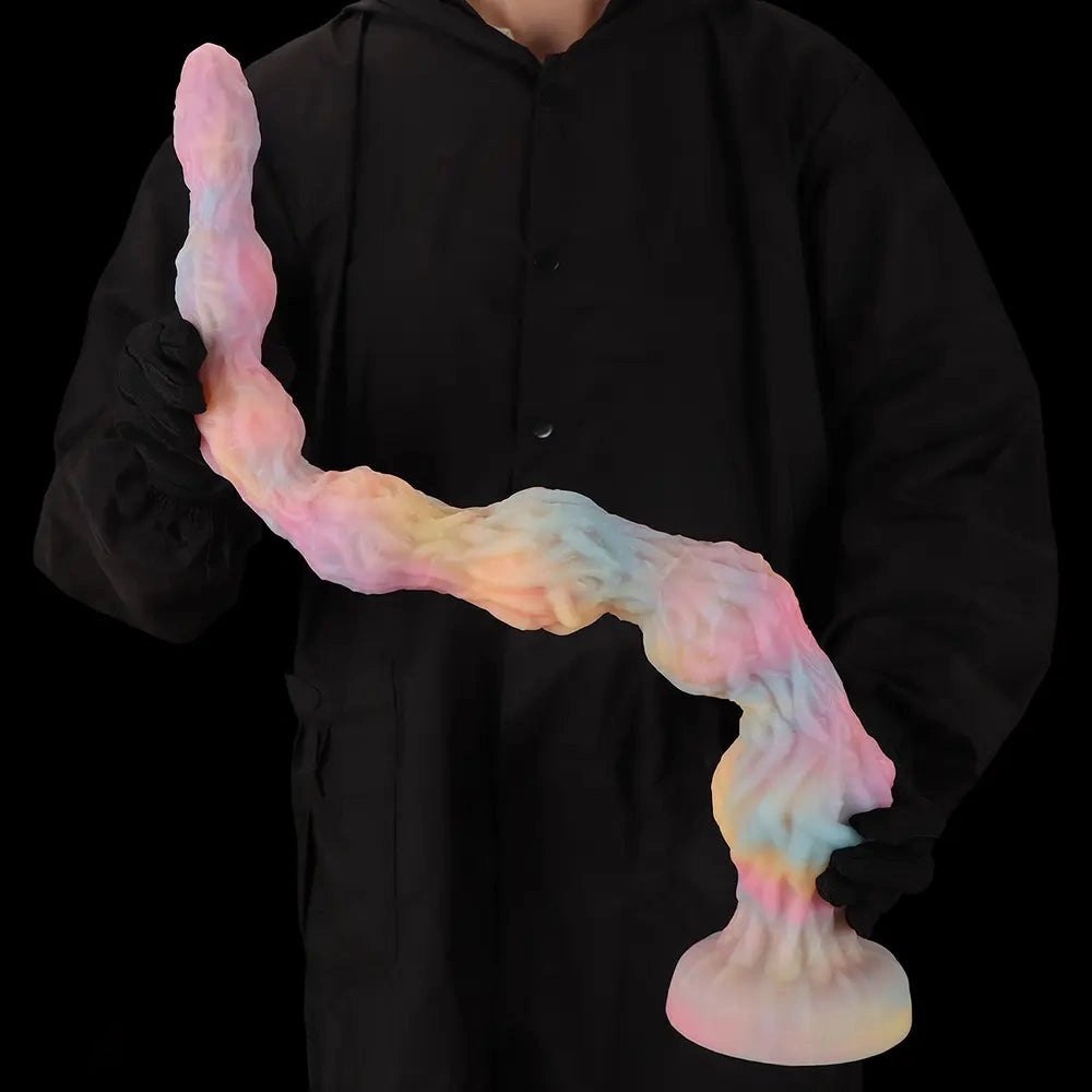 Pastel rainbow anal beads plug, photo 10