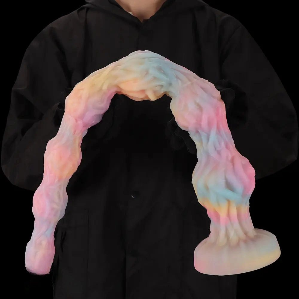 Pastel rainbow anal beads plug, photo 11