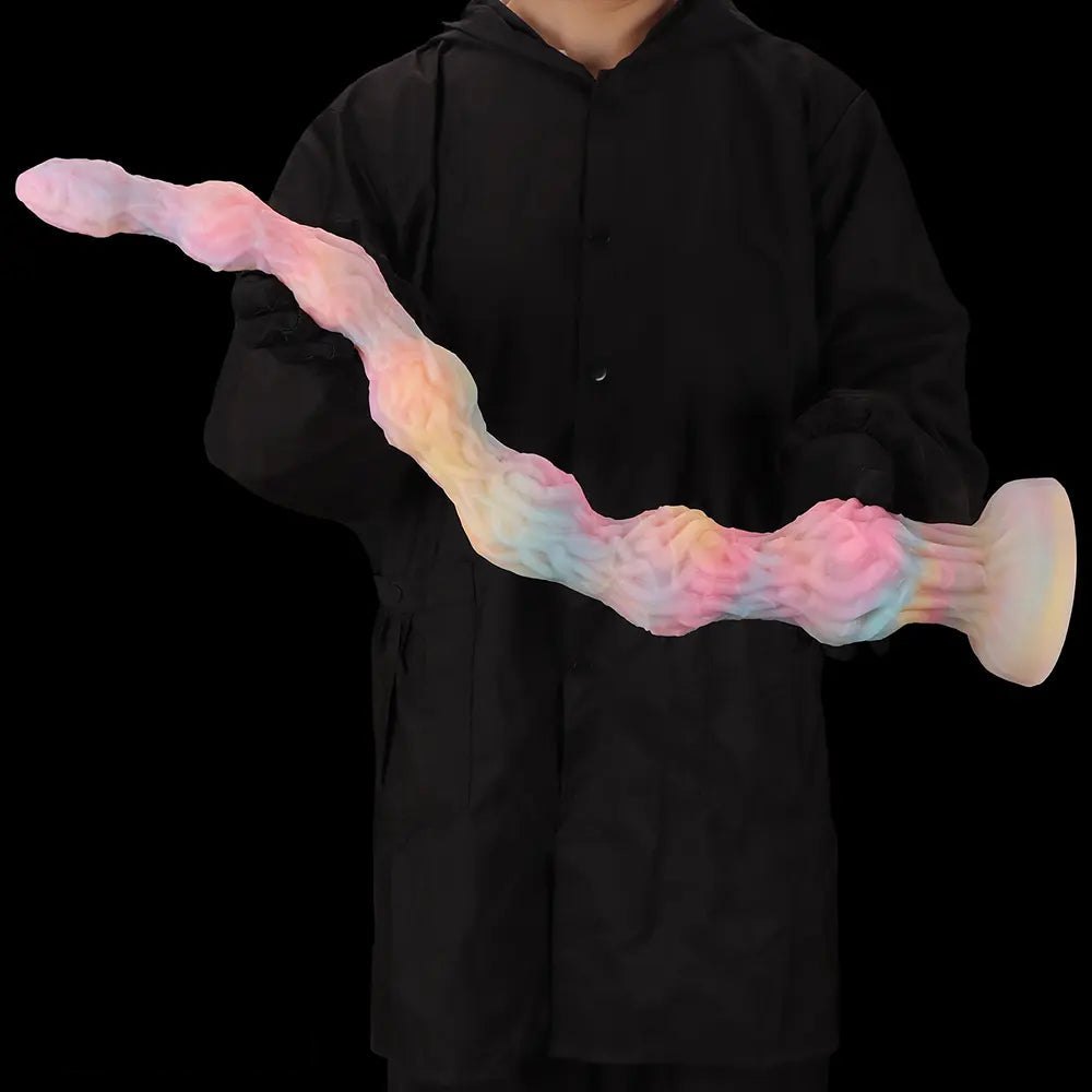 Pastel rainbow anal beads plug, photo 12