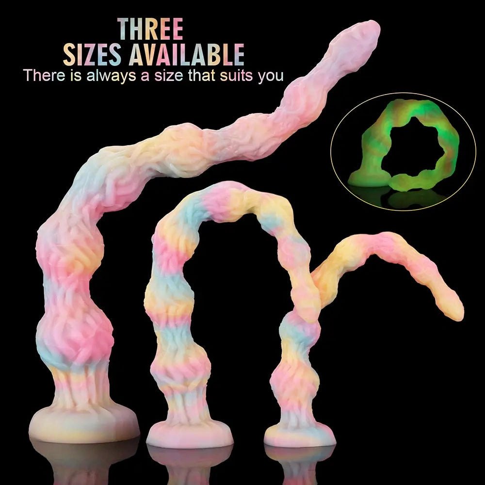 Pastel rainbow anal beads plug, photo 5