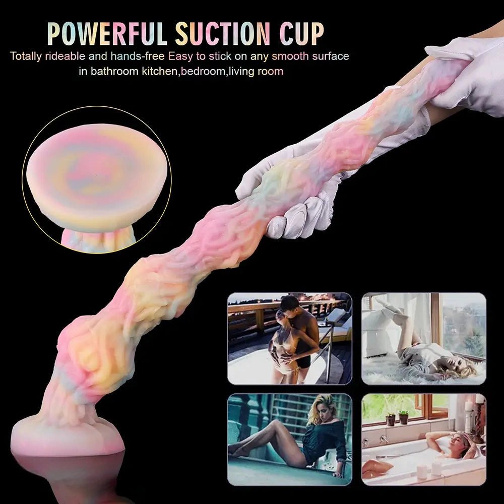 Pastel rainbow anal beads plug, photo 6