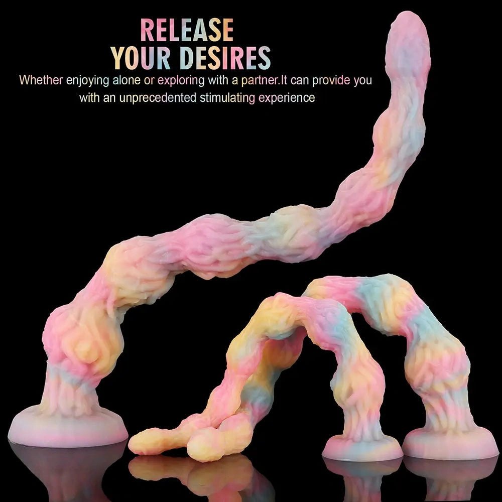 Pastel rainbow anal beads plug, photo 7