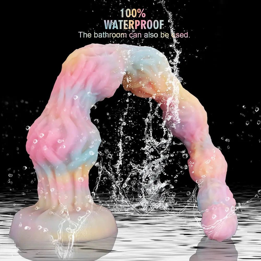 Pastel rainbow anal beads plug, photo 8