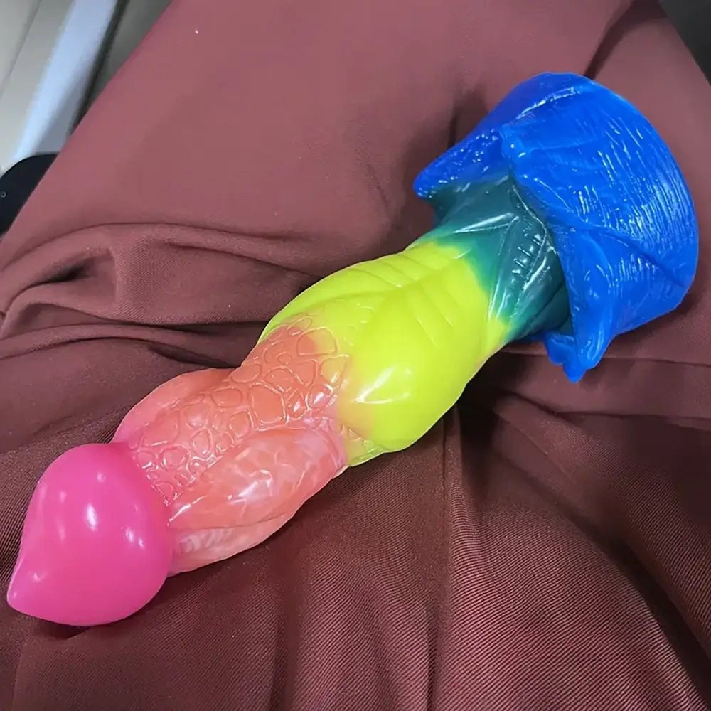 Rainbow fantasy monster dildo, photo 5