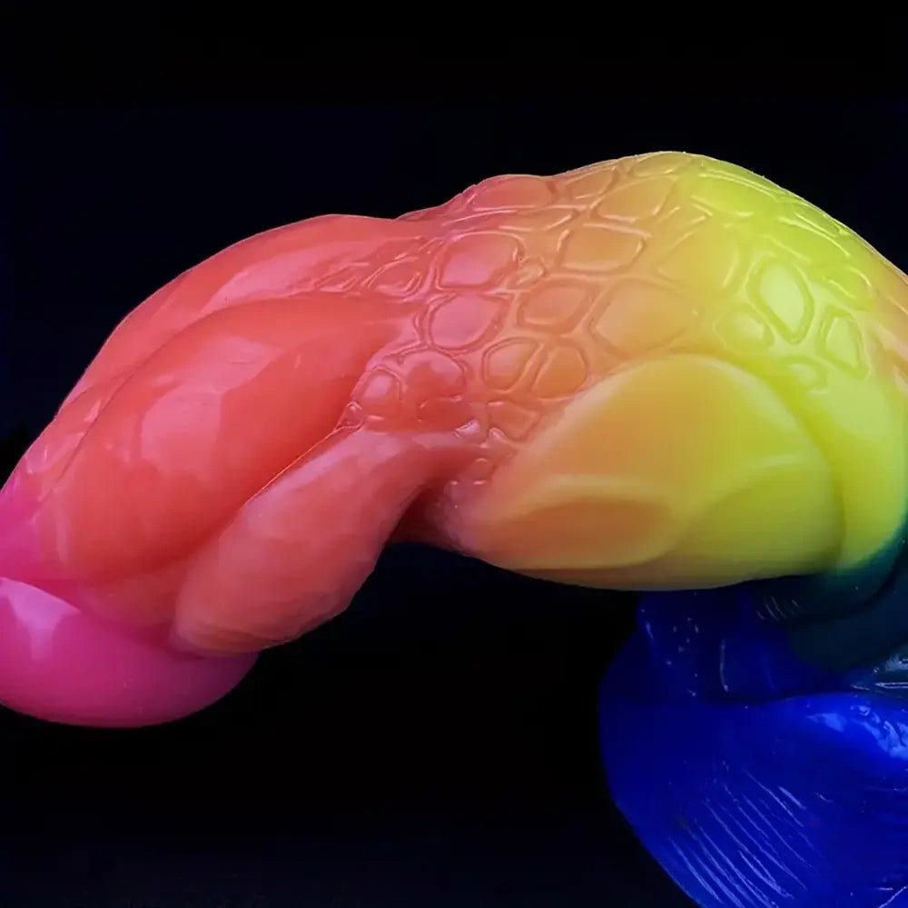 Rainbow fantasy monster dildo, photo 7