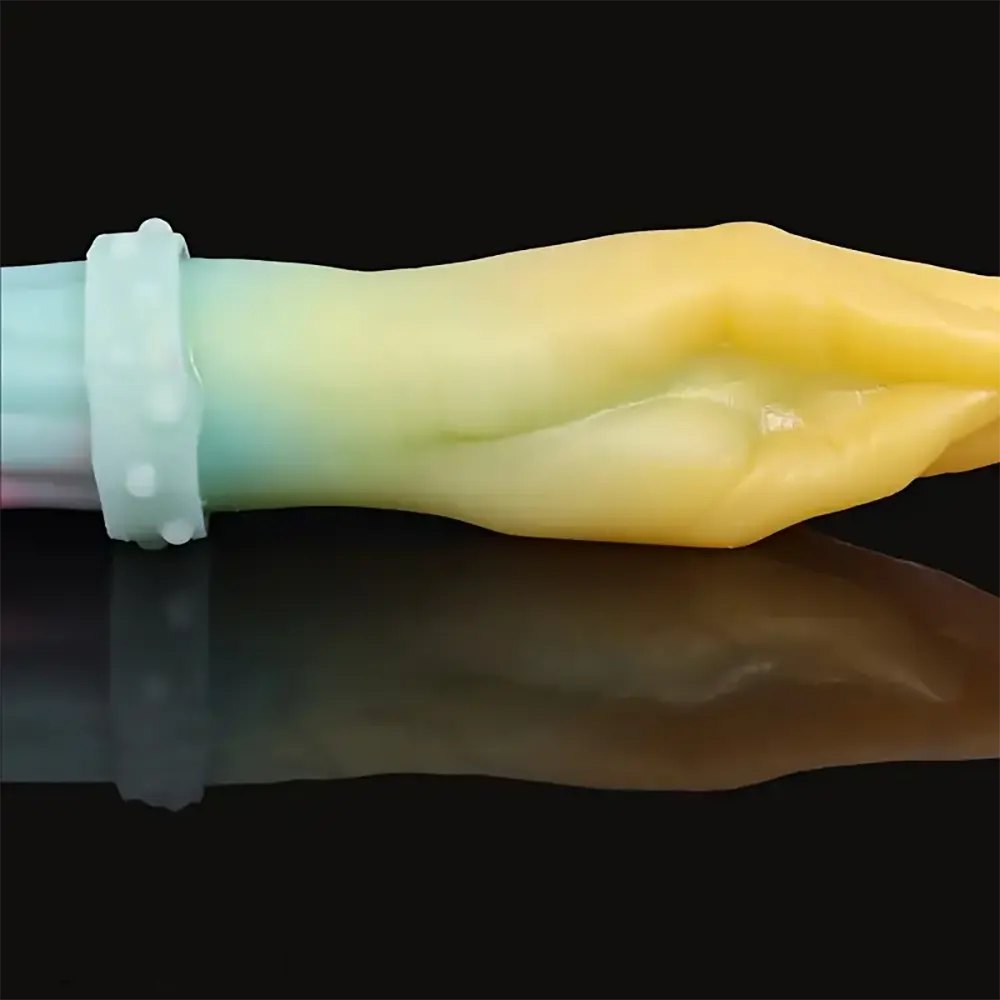 Rainbow ombre double-ended dildo, photo 6