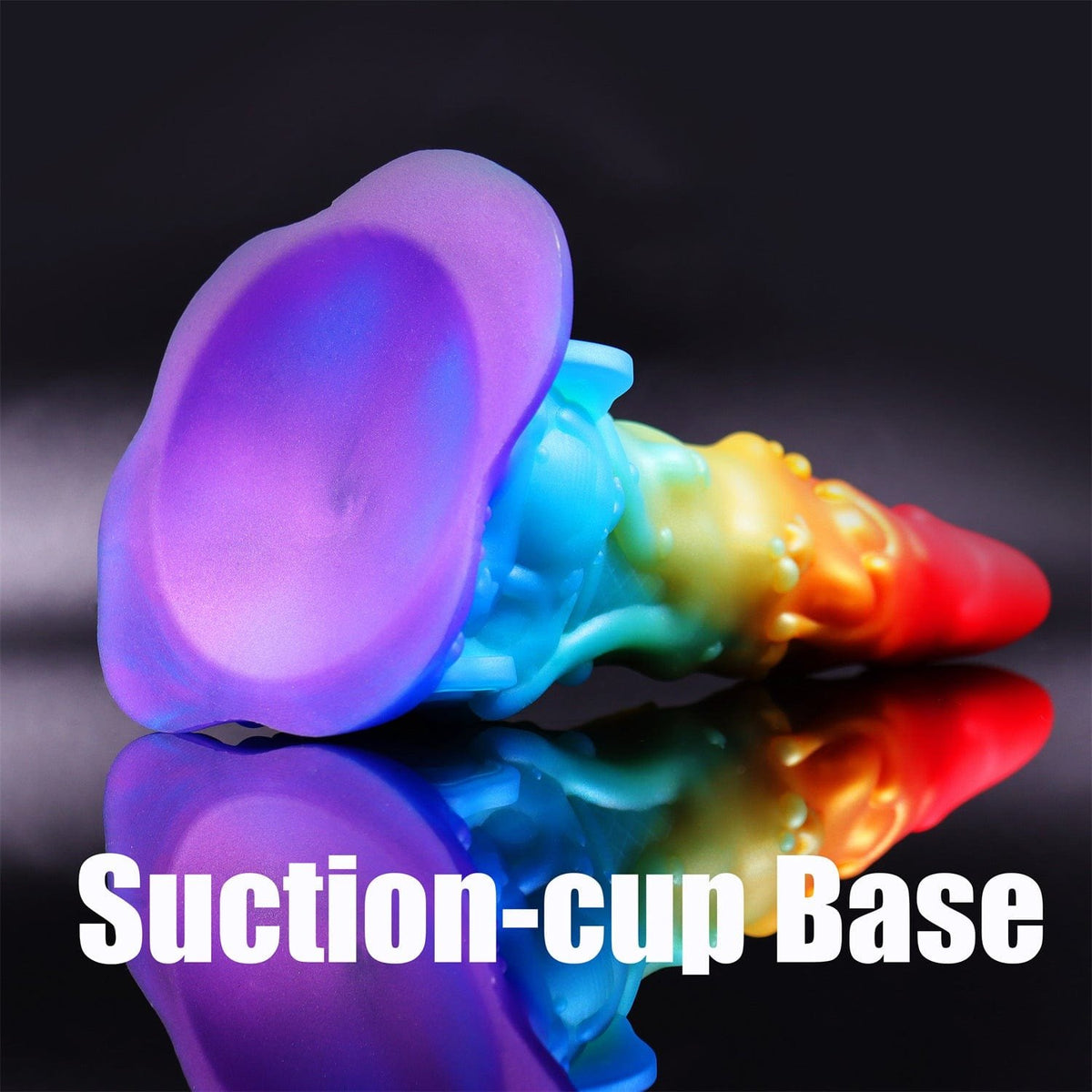 Rainbow ombre ice cream fantasy dildo, photo 3