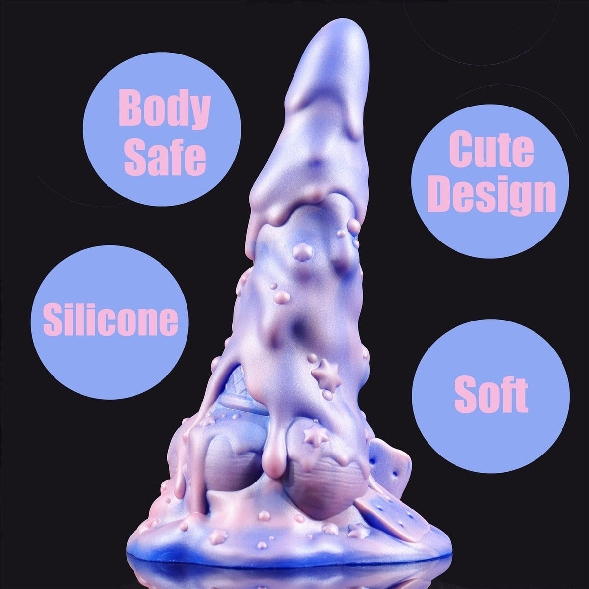 Rainbow ombre ice cream fantasy dildo, photo 5