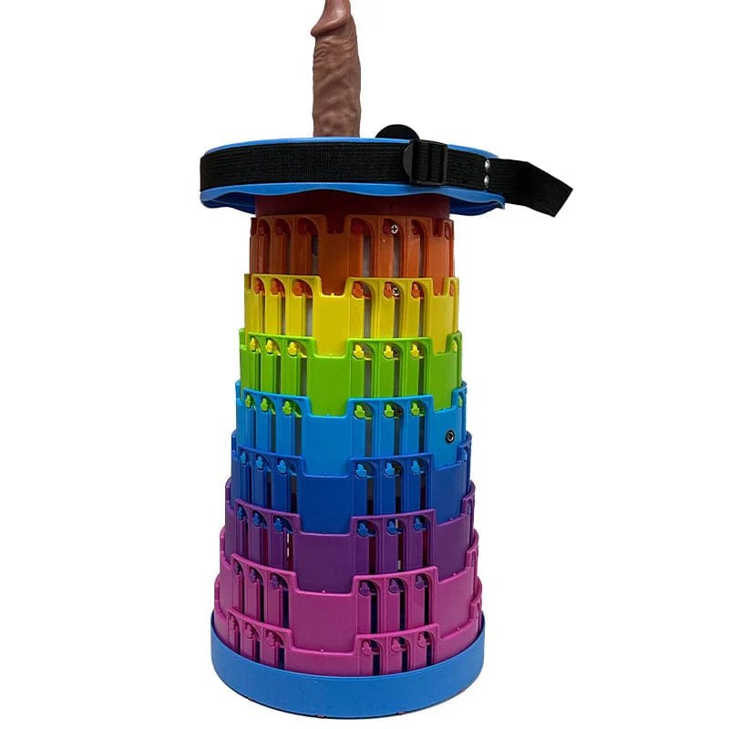 Rainbow sex machine with dildo attachment, photo 1