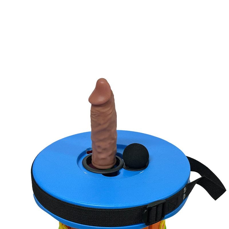 Rainbow sex machine with dildo attachment, photo 5
