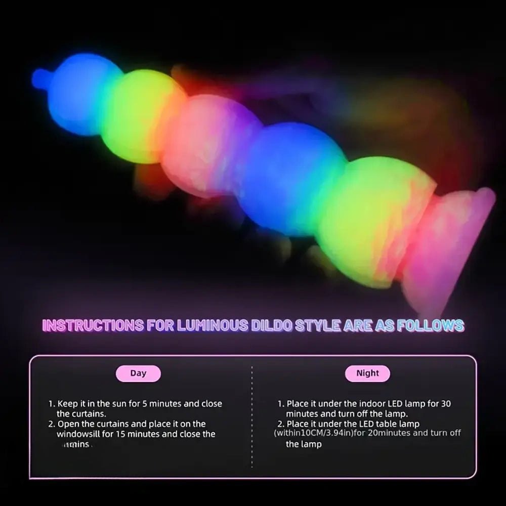Rainbow silicone stacked pumpkin fantasy dildo, photo 5