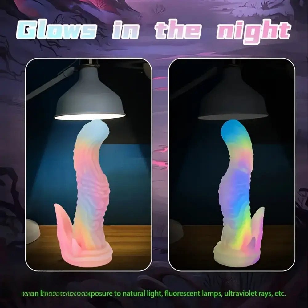 Rainbow tentacle fantasy dildo, photo 4