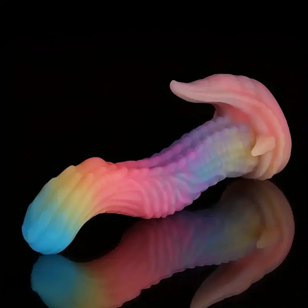 Rainbow tentacle fantasy dildo, photo 5