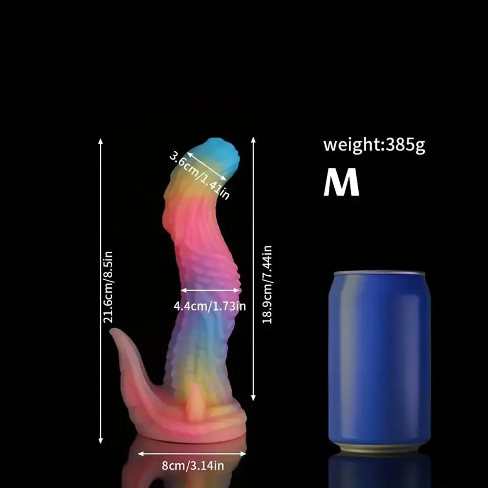 Rainbow tentacle fantasy dildo, photo 6
