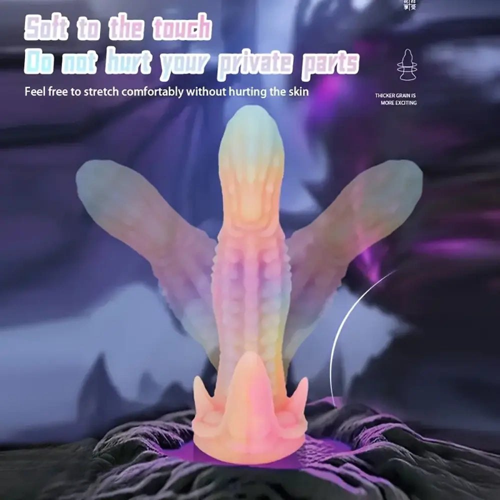 Rainbow tentacle fantasy dildo, photo 8