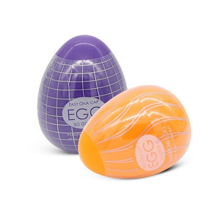 Rainbow textured masturbator egg set, photo 2