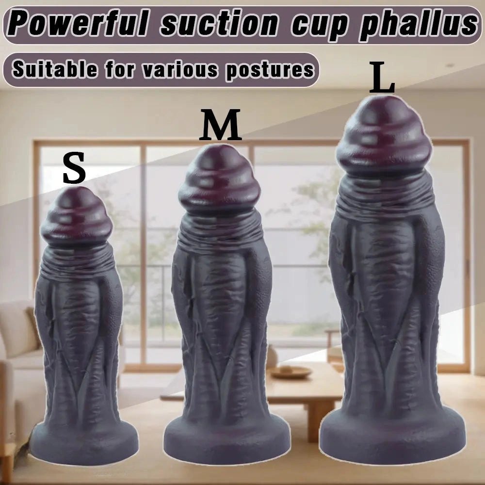 Realistic silicone suction cup dildo, photo 2