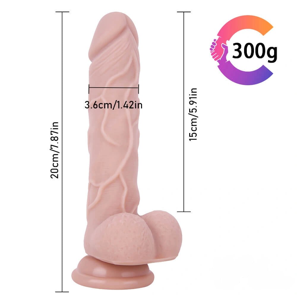 Flesh tone realistic suction cup dildo, photo 10