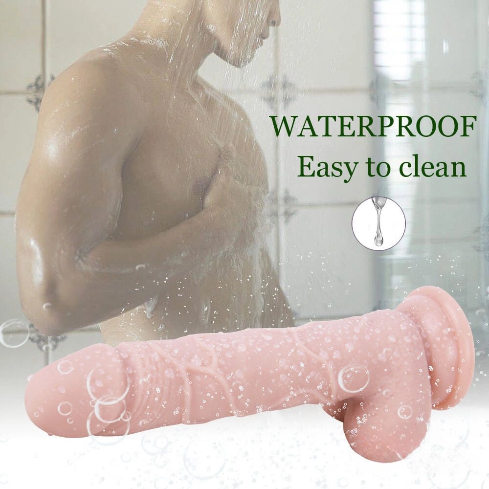 Flesh tone realistic suction cup dildo, photo 4