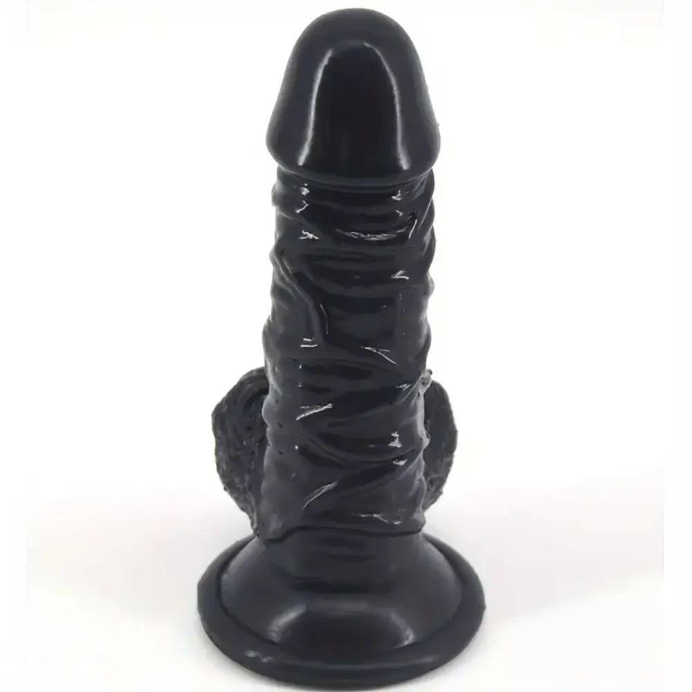 Black realistic pvc dildo, photo 7