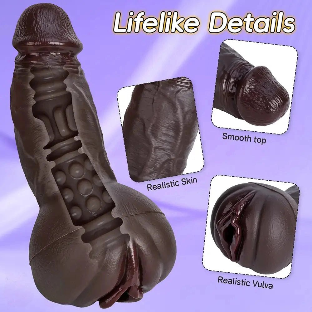 Realistic silicone g-spot dildo, photo 5