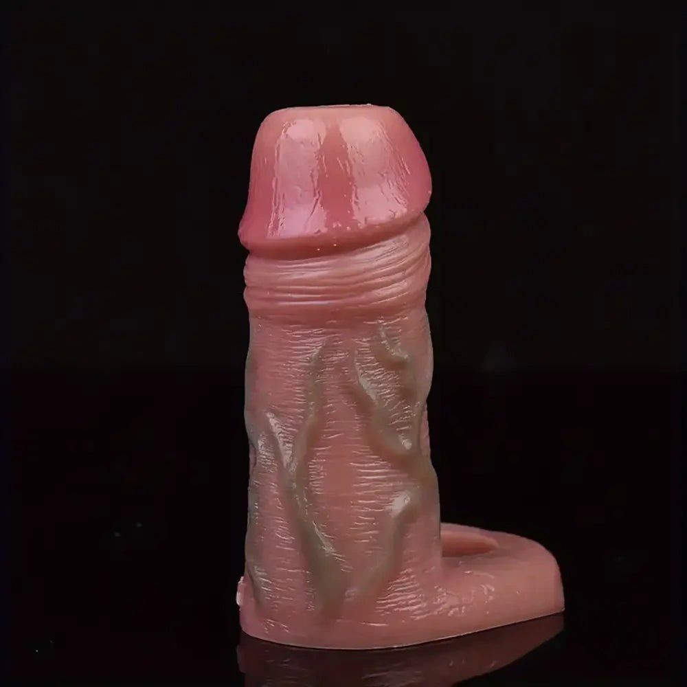 Flesh tone realistic cock sleeve, photo 1