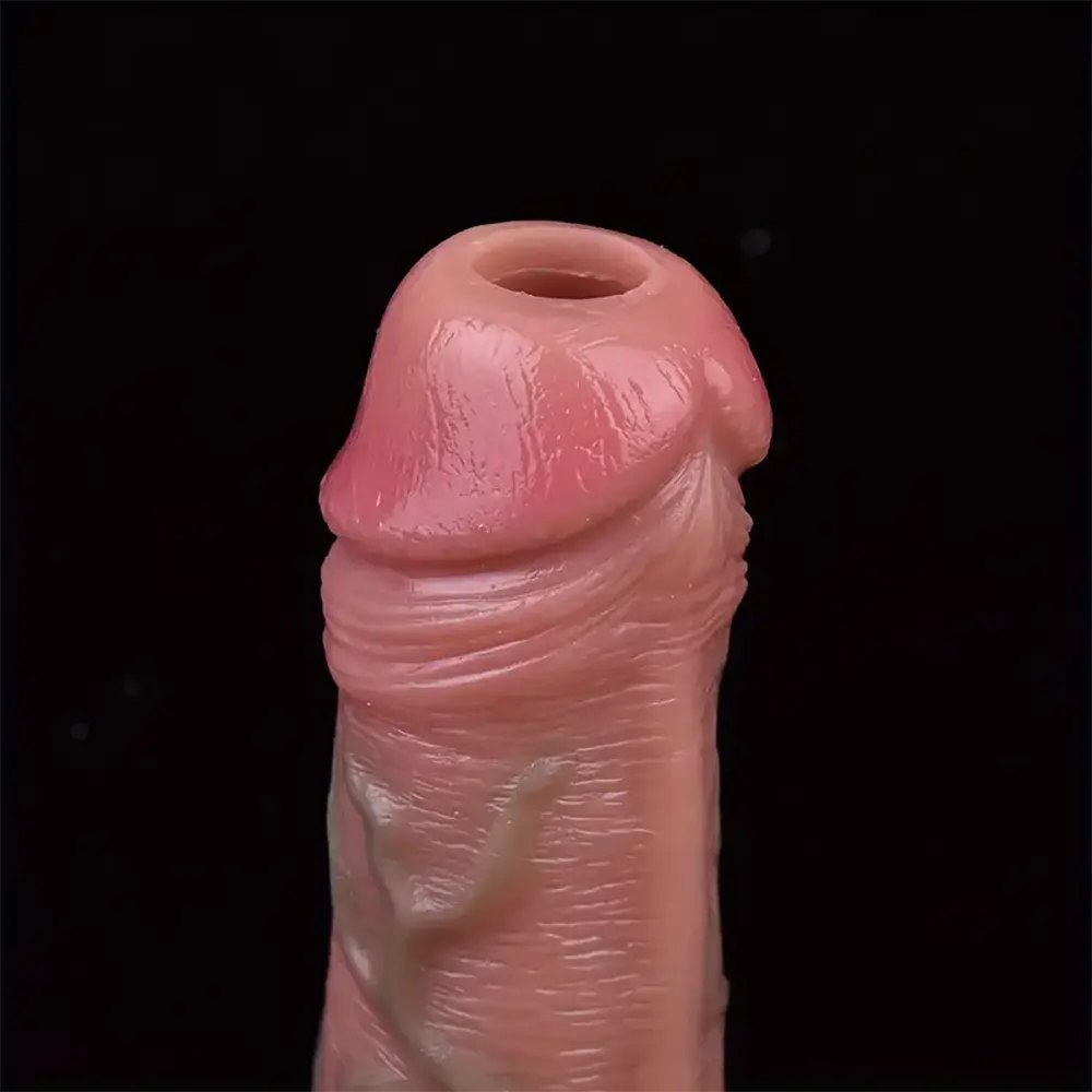 Flesh tone realistic cock sleeve, photo 11