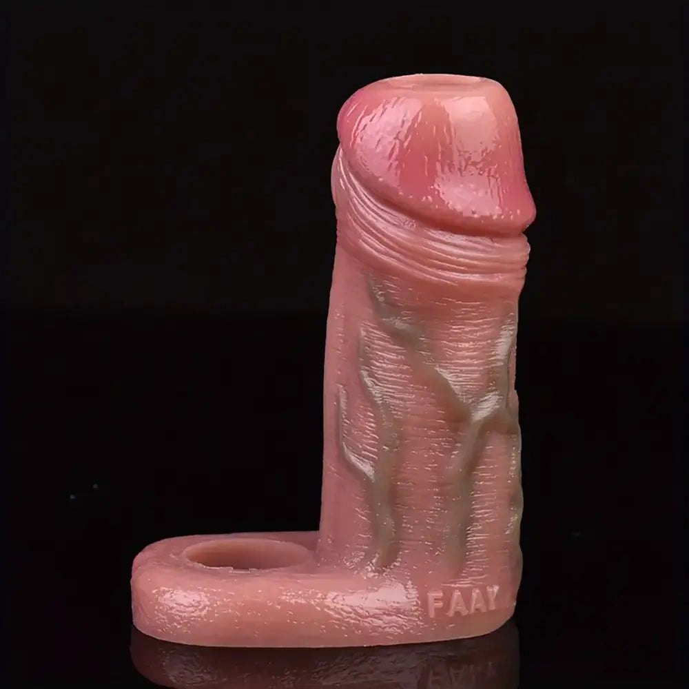 Flesh tone realistic cock sleeve, photo 4
