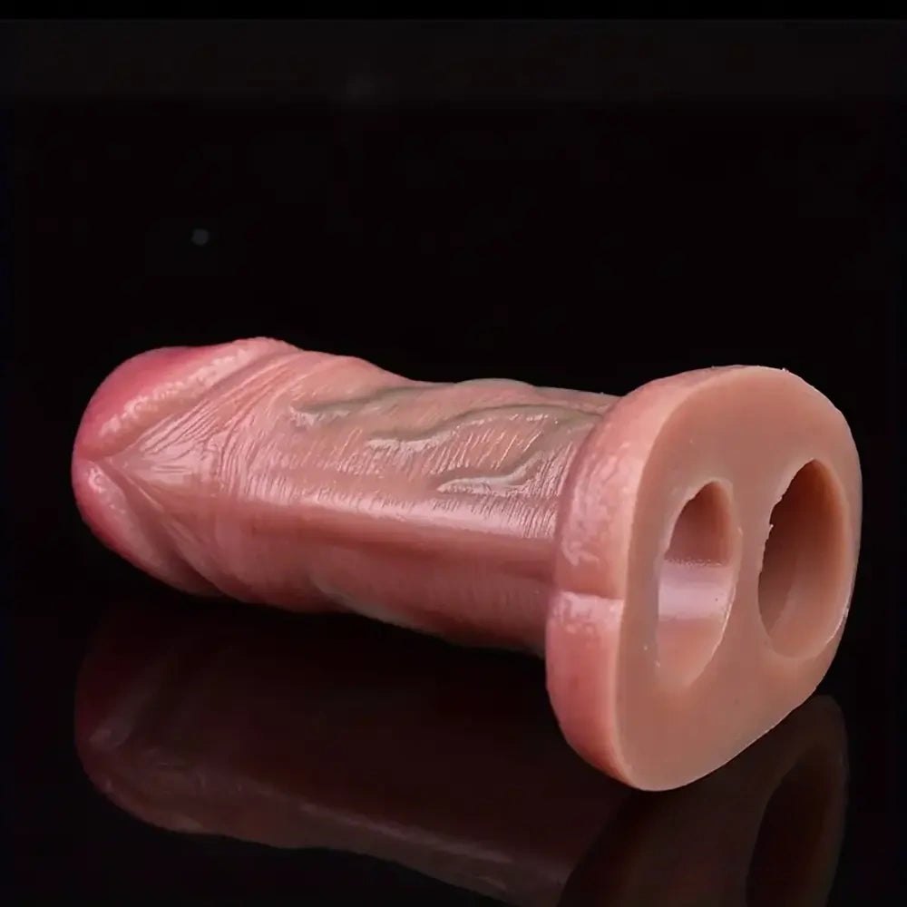 Flesh tone realistic cock sleeve, photo 5