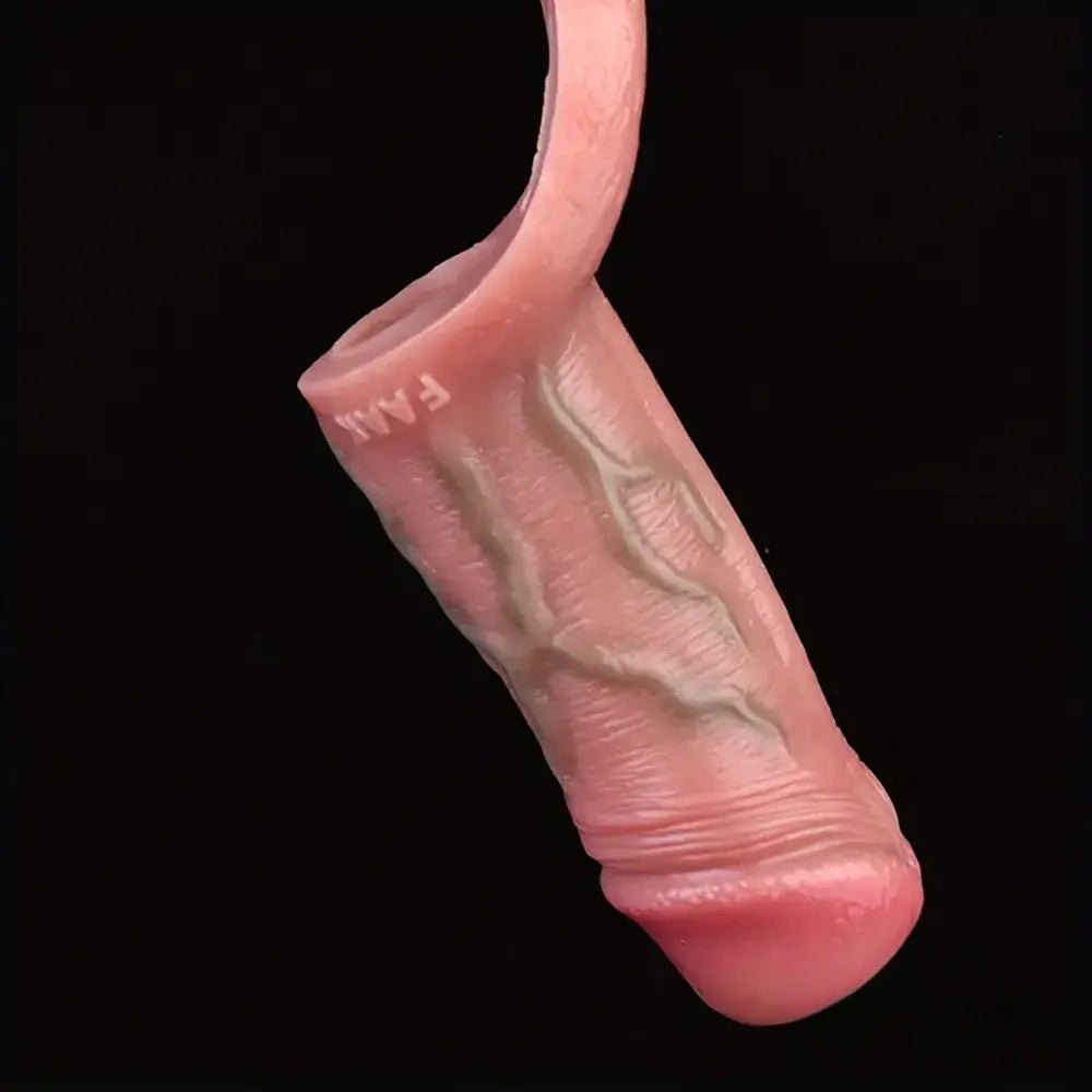 Flesh tone realistic cock sleeve, photo 8