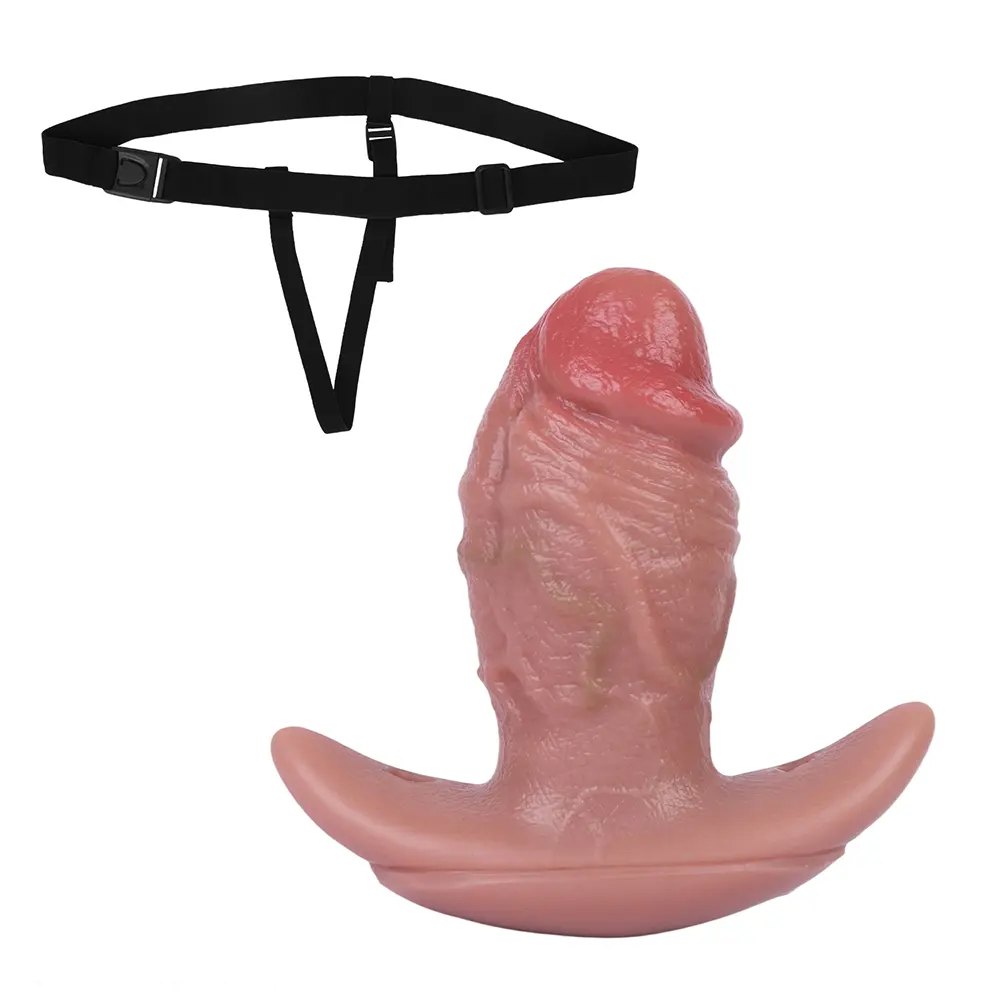 Flesh tone realistic dildo bondage face gag, photo 5