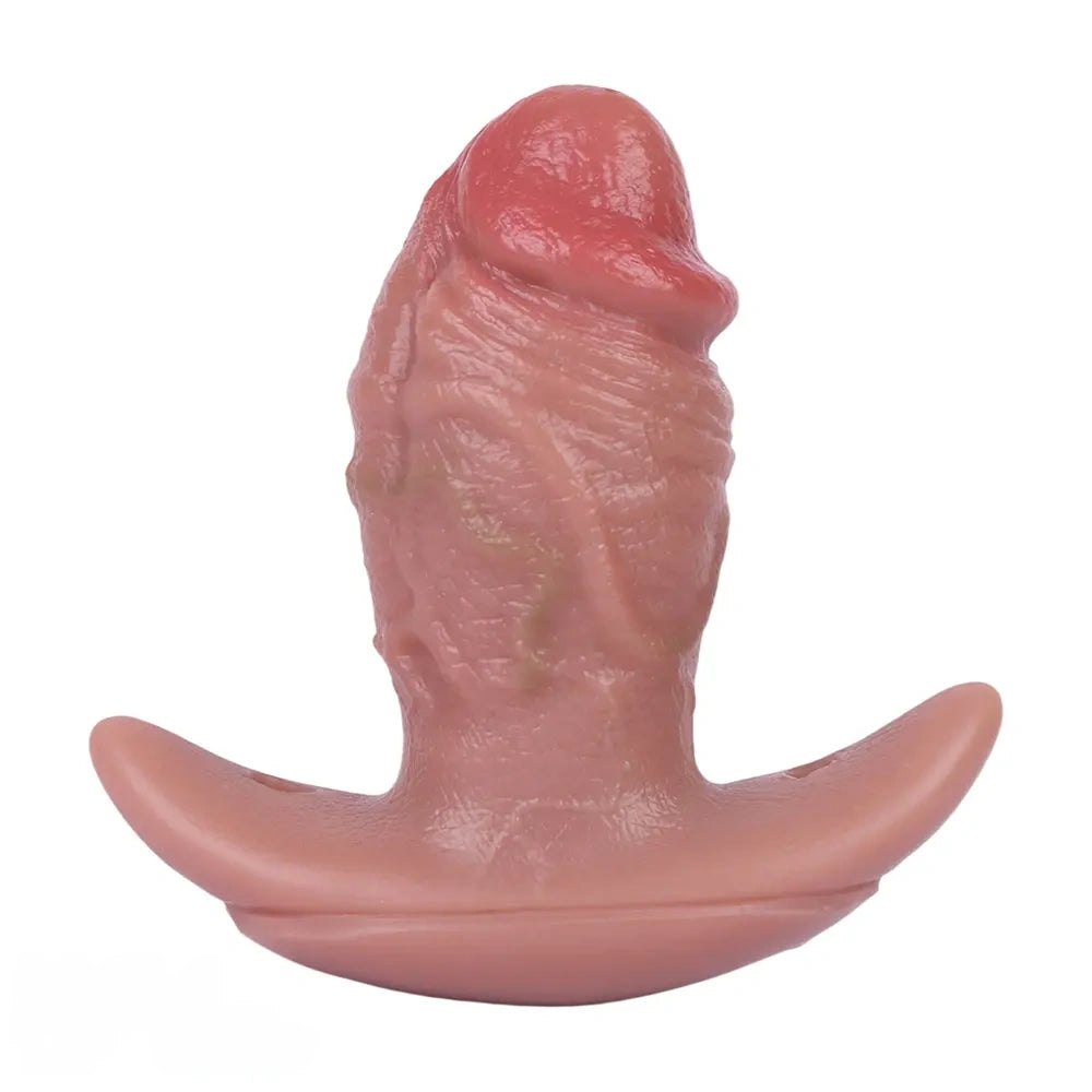 Flesh tone realistic dildo bondage face gag, photo 8