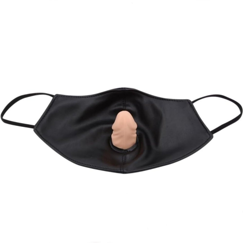 Realistic dildo face mask gag, photo 9