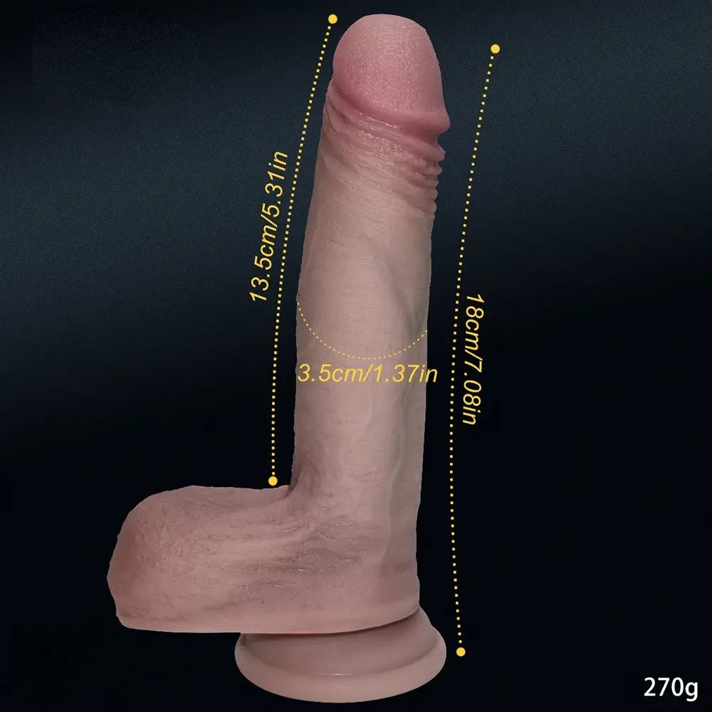 Flesh tone realistic dildo for women, photo 4