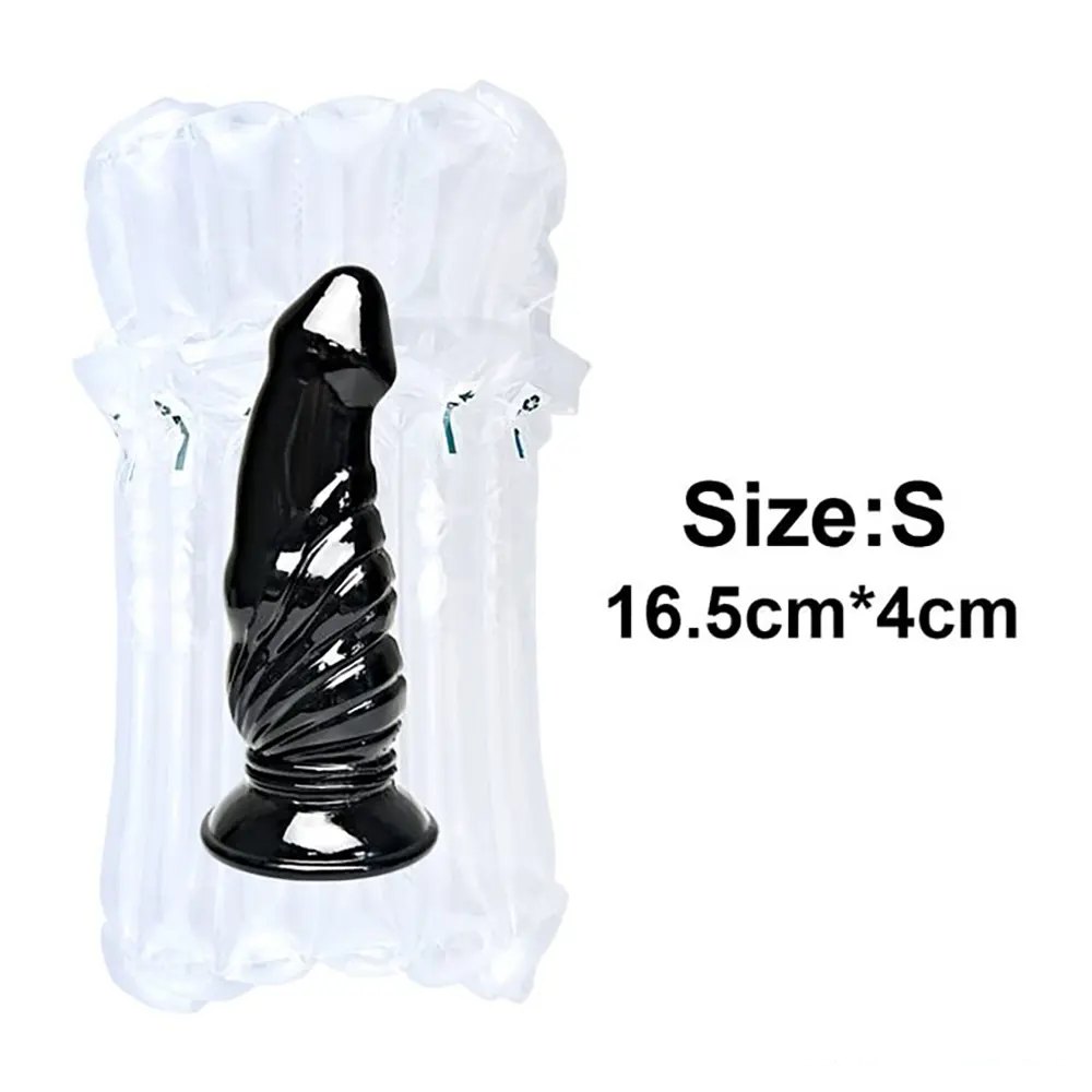Black realistic hollow dildo sleeve, photo 8